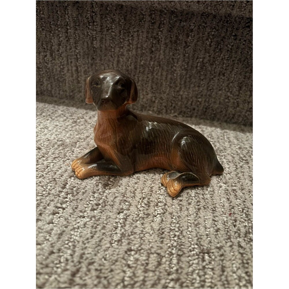 Vintage Ceramic Dog Figurine